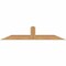 Ekena Millwork Portland Smooth Timber Gable Bracket, Western Red Cedar, 48"W x 10"H x 1 1/2"D x 3 1/2"F, 5/12 Pitch GBW048X10X0204POR00SWR - alternate 1
